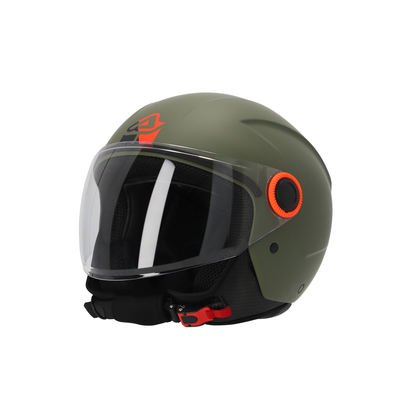 ACERBIS-Casco jet brezza Verde Militare S