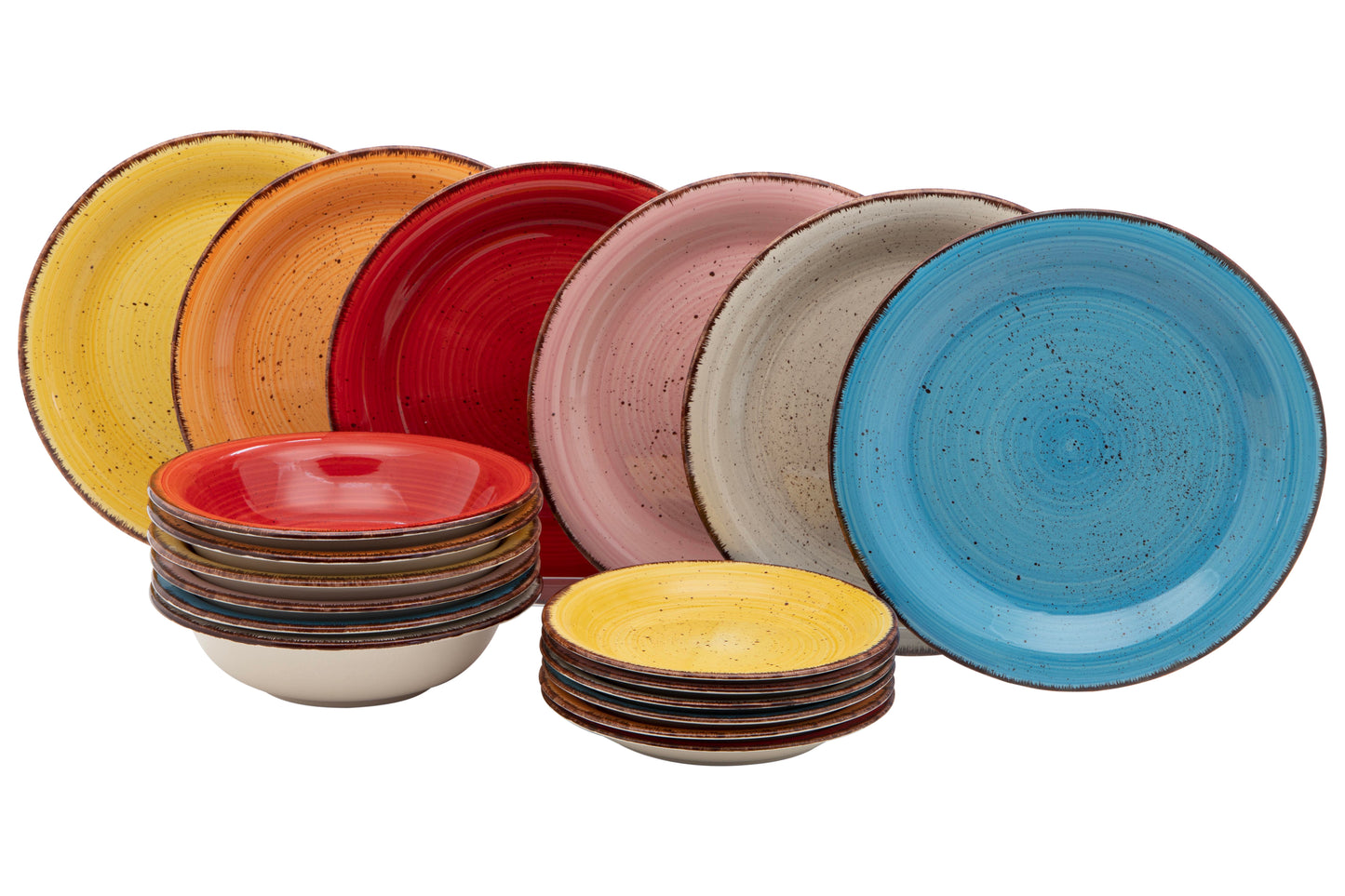 Set 18 Piatti Geo