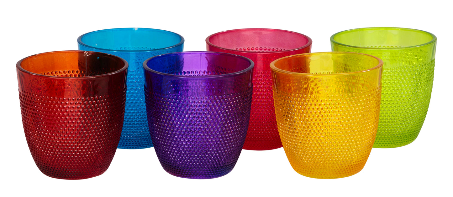 Set 6 Bicchieri Granny Colorati CC 260