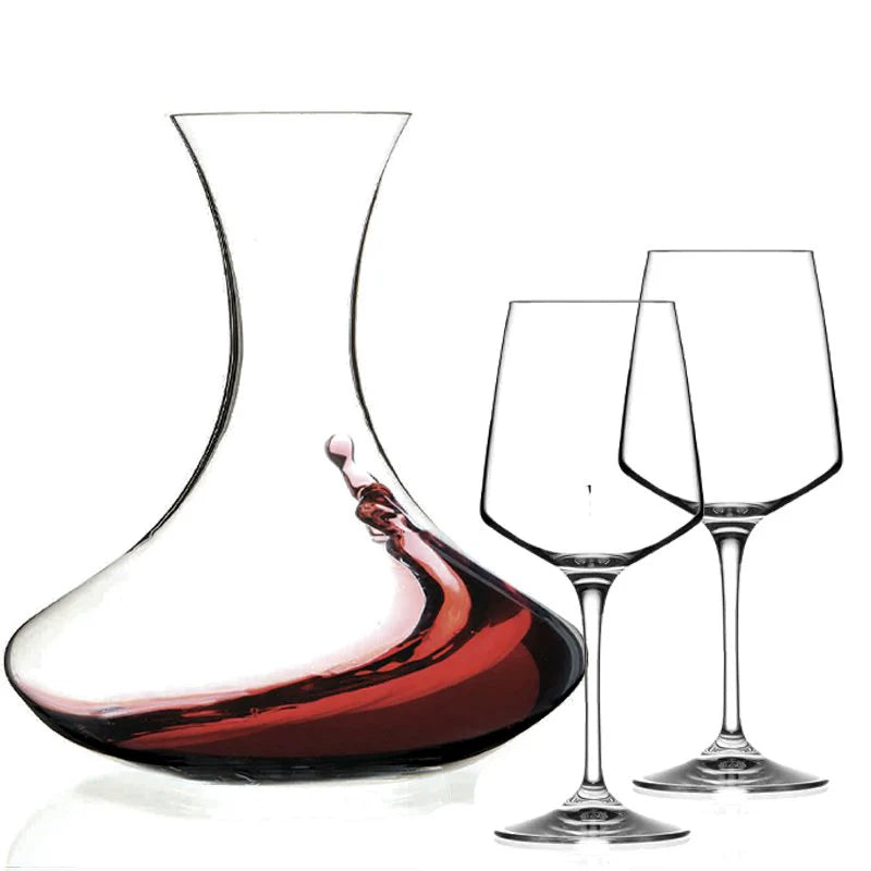 Set Aria 3 Pezzi Decanter e due calici - RCR