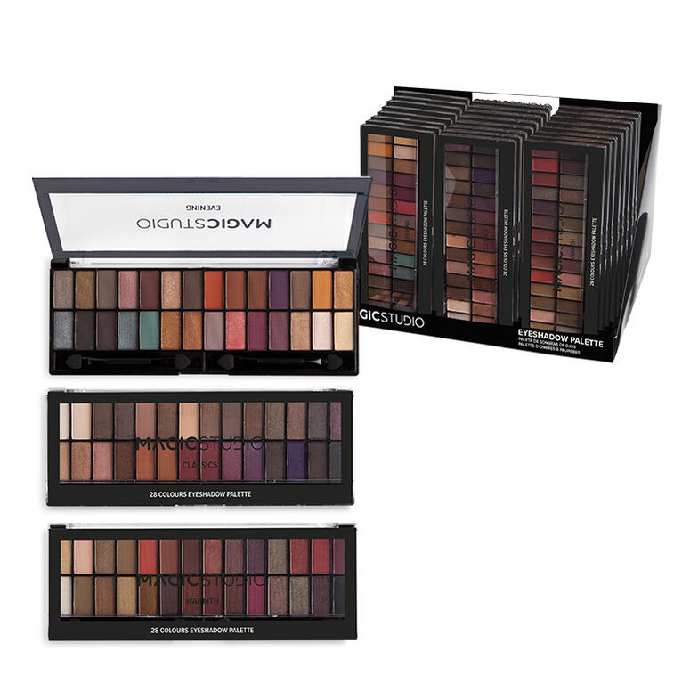 Palette di Ombretti 28 Colori Magic Studio WARMTH