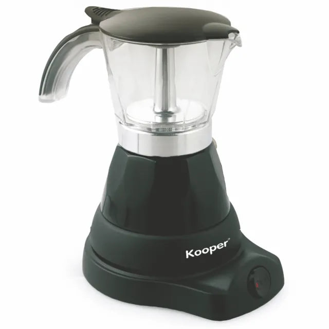 Caffettiera elettrica 4 Tazze colore Nero