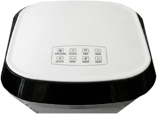 Raffrescatore Evaporativo Wind Blow 65W con Display LED e Funzione Ionica | Con Telecomando, Funzione Ionica, Display LED, 65 Watt, Uso Domestico