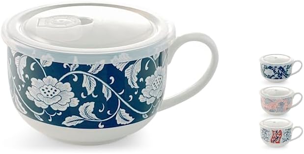 tazza jumbo sakura 860cc con coperchioH&H