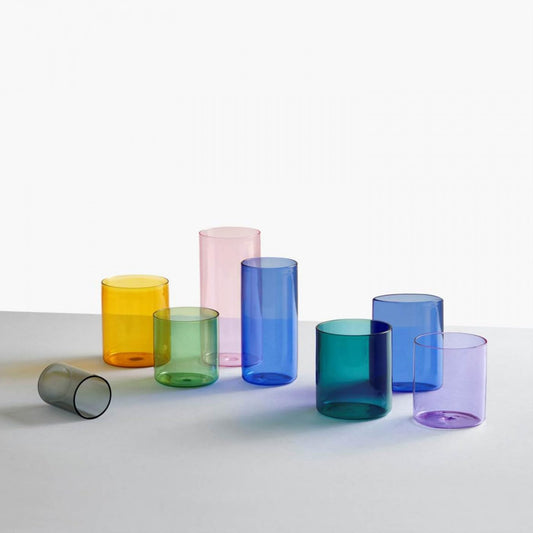 Ichendorf Bicchiere Monsieur Petrolio | Collezione Cilindro Extra Light Colore