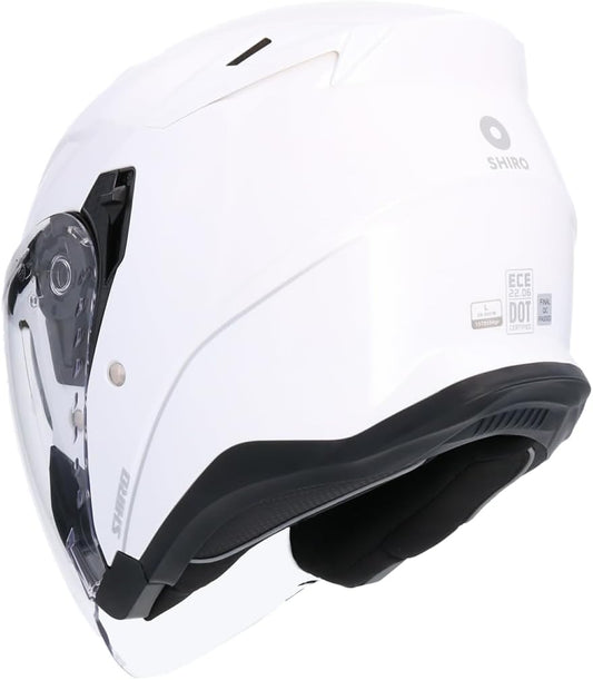 Shiro - Casco jet Capri bianco perla XL