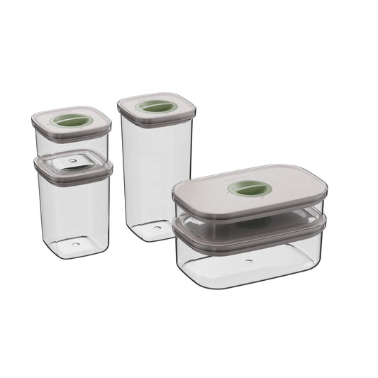 Set 5 pz contenitore a chiusura intelligente s+r