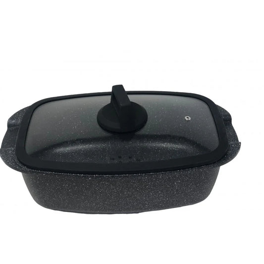 Cocotte Rettangolare 32x20 cm con Coperchio â?" Monolite Cotture Speciali
