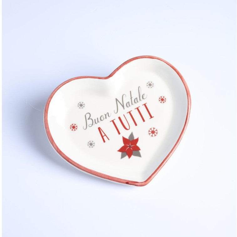 CUORICINO C/SCRITTA â?" BUON NATALE A TUTTI