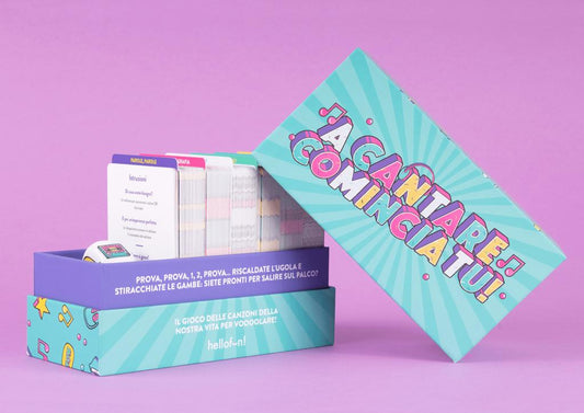 A cantare comincia tu - Carte da gioco