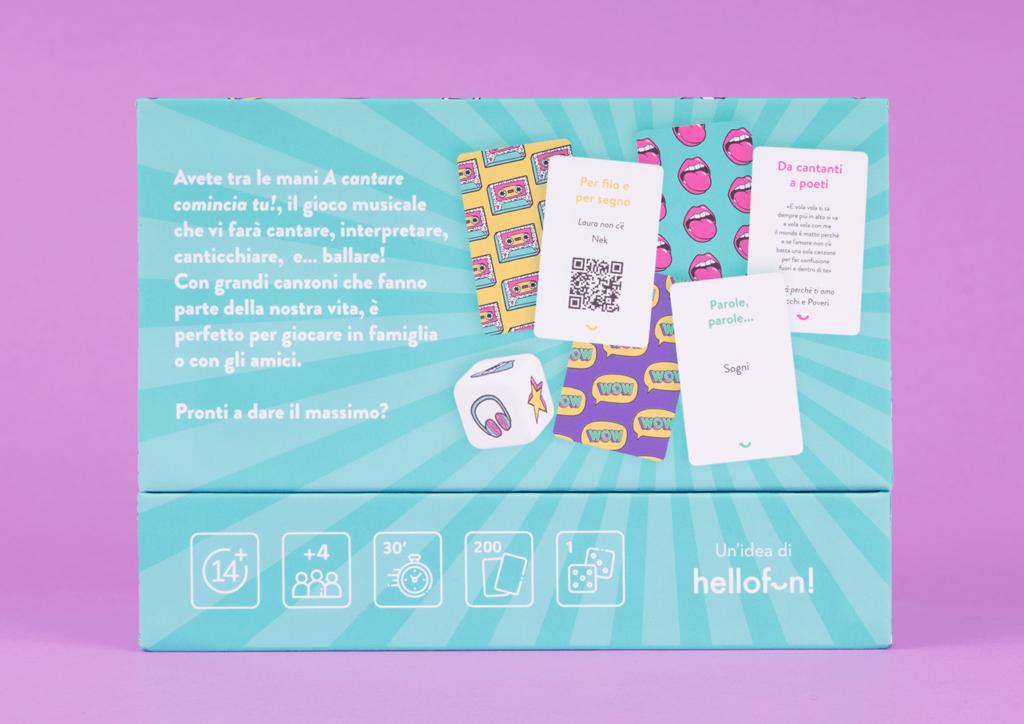 A cantare comincia tu - Carte da gioco