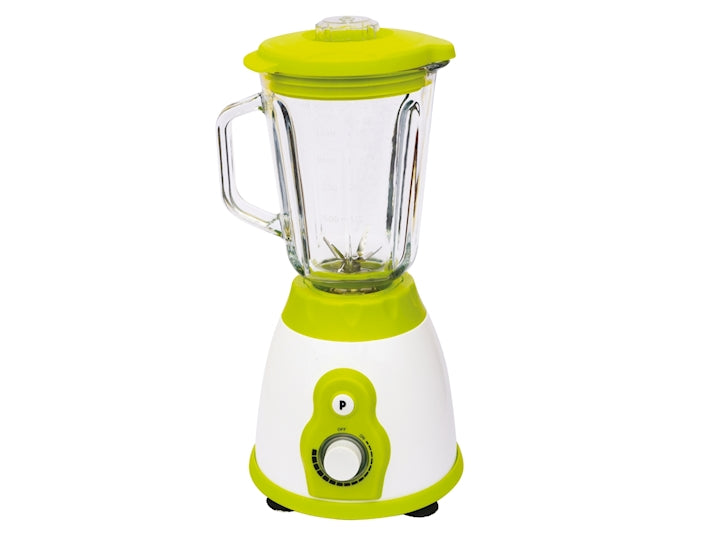 GIO STYLE - Frullatore elettrico con bicchiere in vetro e variatoredi velocità 400 watt variatore velocitàt
