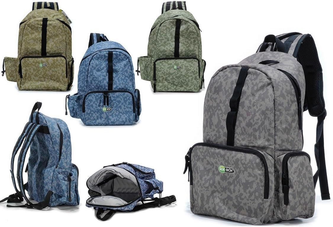 Zaino Termico Nairobi 18 Litri Grigio Borsa Frigo Portatile con Spallacci