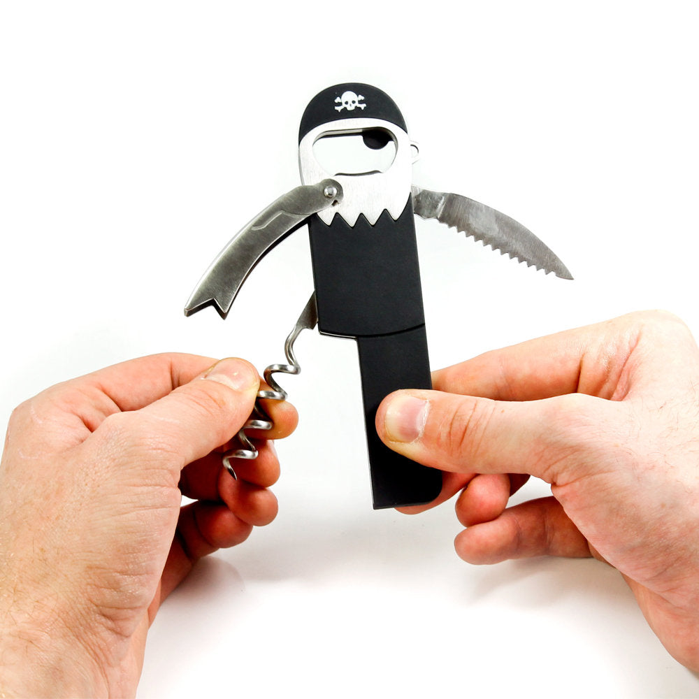 Cavatappi â?" Accessorio 3 in 1 con look da pirata