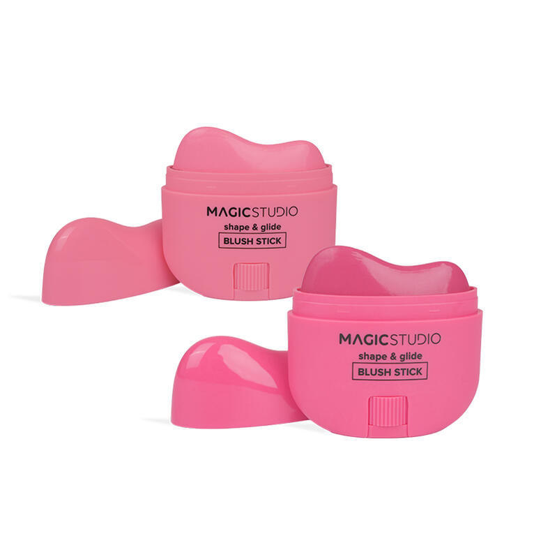 Magic Studio blush in stick a cuore Hot Pink