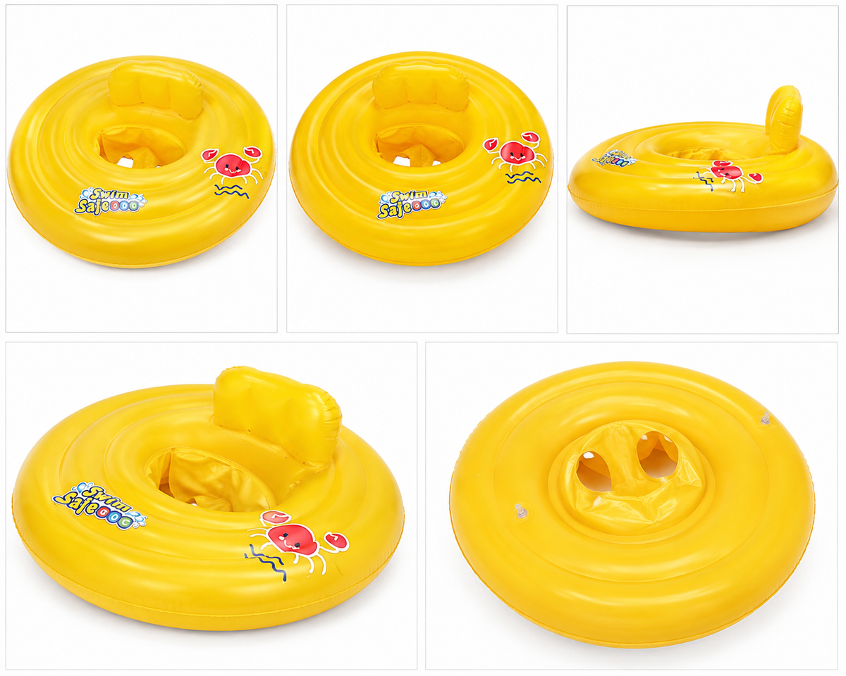 Bestway Salvagente Gonfiabile con Seduta per Bambini Ø 69 cm – Galleggiante per Piscina e Mare