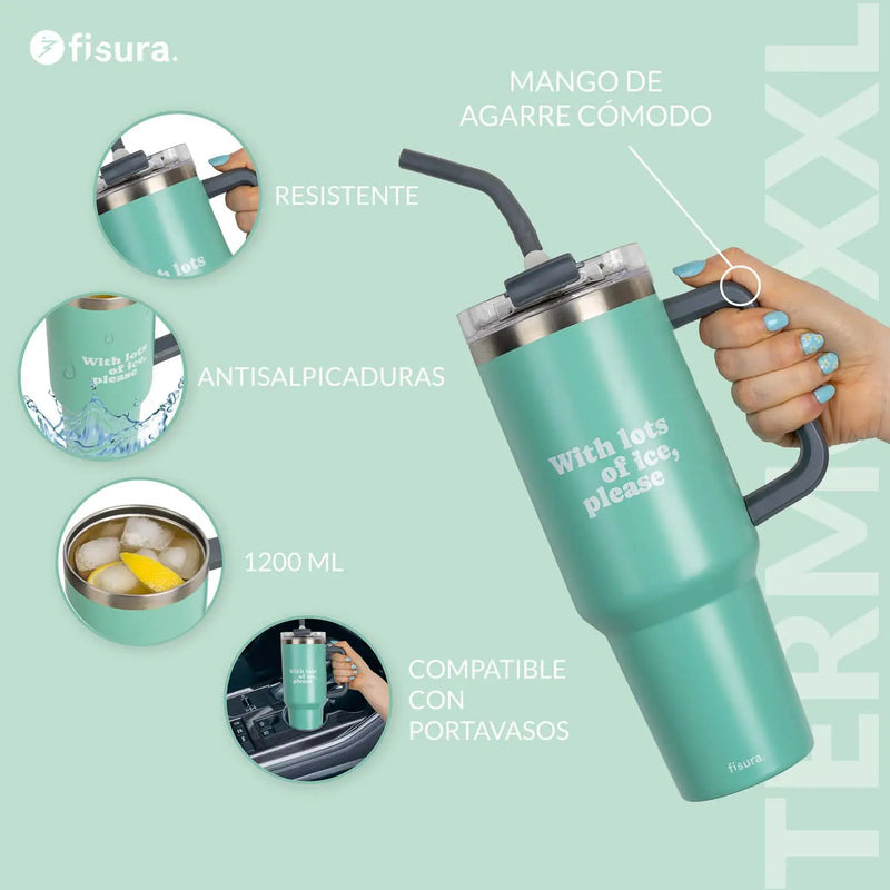FISURA Thermos XXL "With lots of ice please"