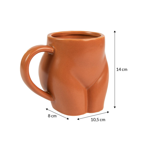 FISURA Tazza divertente terracotta