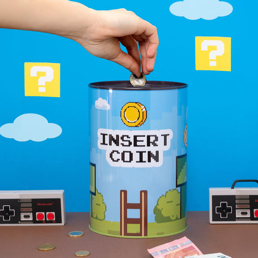FISURA Salvadanio XXL scritta "Insert Coin"