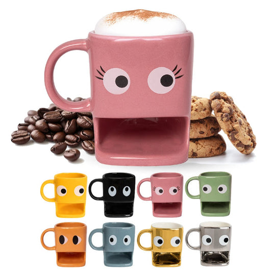 FISURA Tazza portabiscotto con scritta "Bite me"