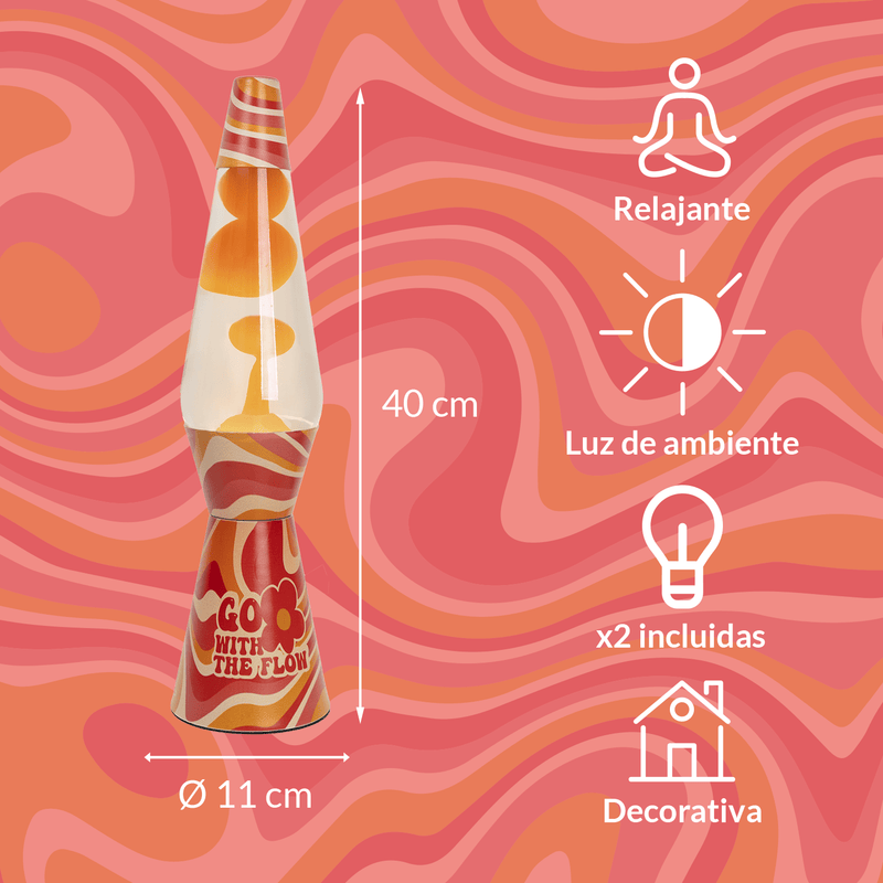 FISURA Lampada lava a proiettile go with the flow