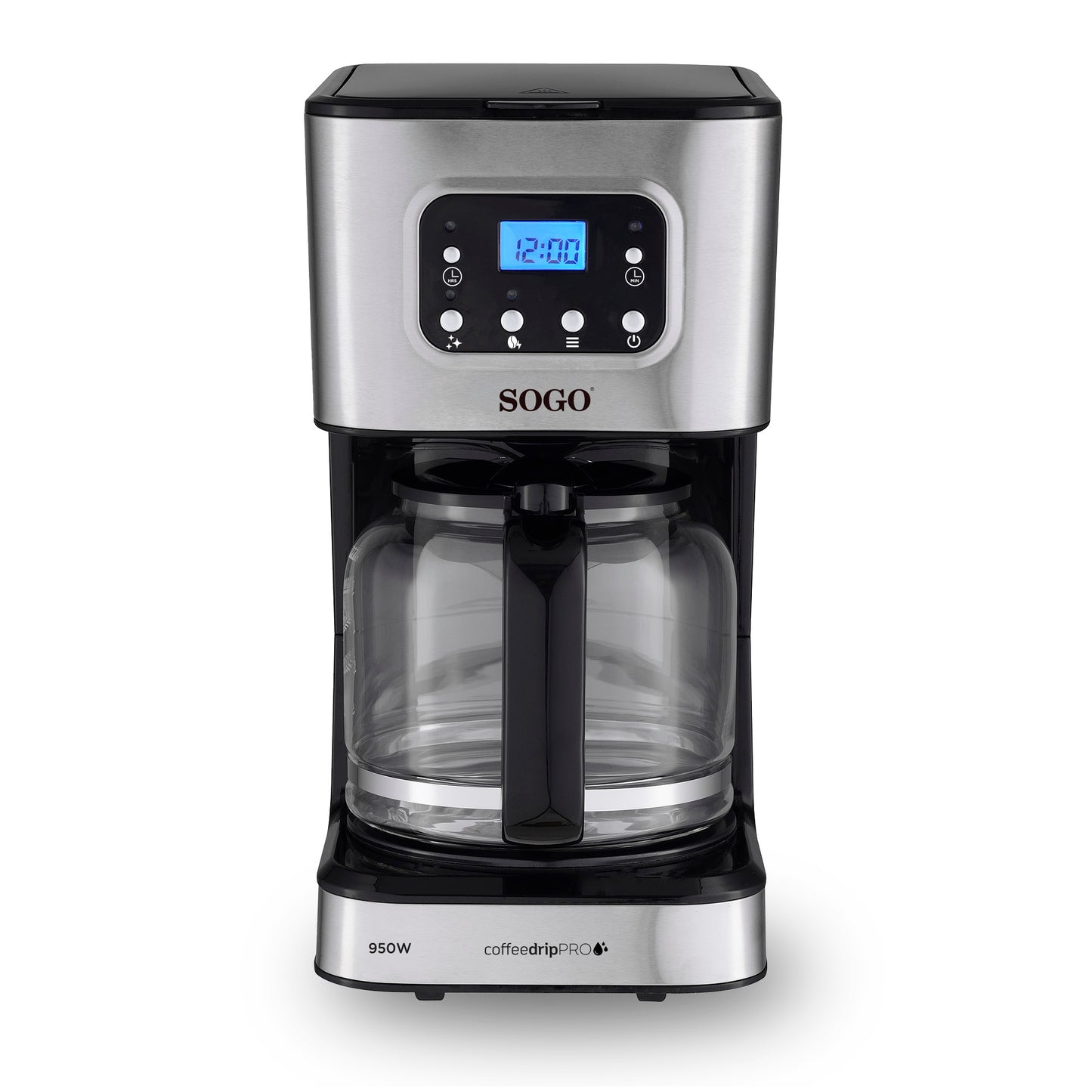 SOGO Macchina da caffè programmabile 1,5l - 12 tazze