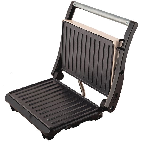 TOGNANA Tostiera - Mini Grill Champagne Bakelite-Acciaio Beige