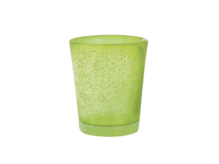 Confezione 6 bicchieri liquore giada in vetro verde cl 5H&H