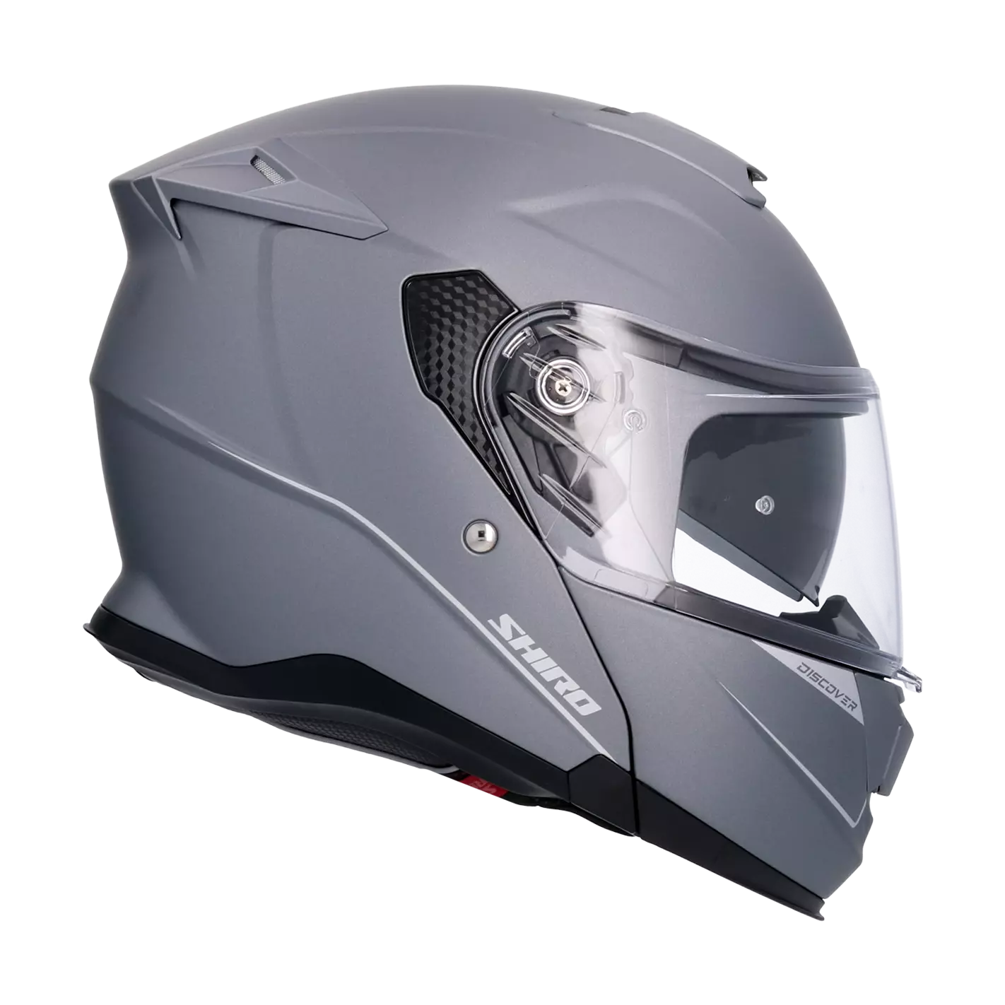 Shiro - Casco modulare Discover titanio matt M