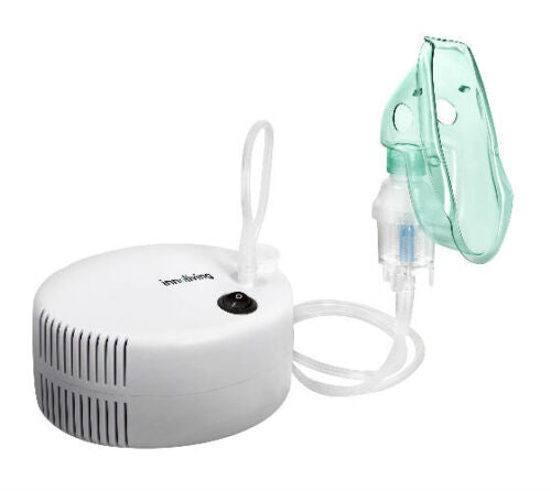 Apparecchio per aerosolterapia a pistone