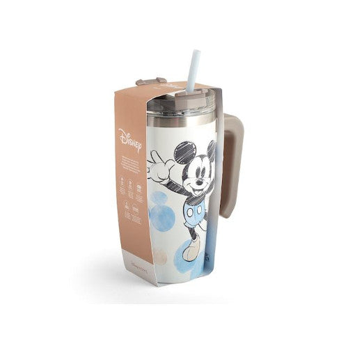 H&H La mug termica mickey Blogger da 0,6 L in acciaio inox