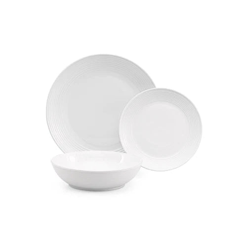 SET TAVOLA 18PZ ROYALE IN PORCELLANA BIANCA