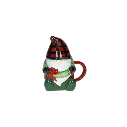 TAZZA GNOMO CAPPELLO RIGHE DOLOMITE
