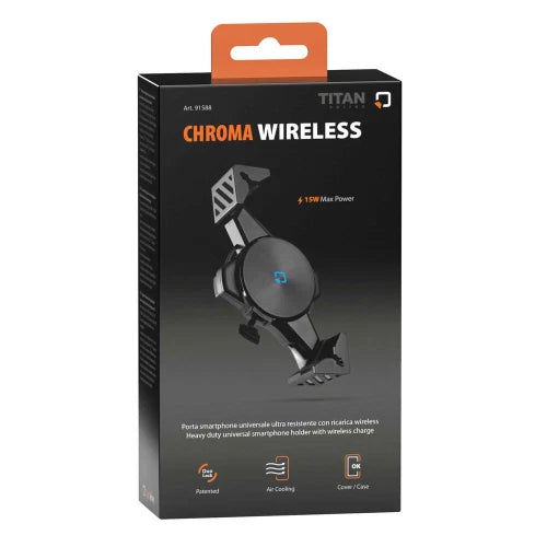 Chroma Wireless, porta smartphone universale ultra resistente con ricarica wirel