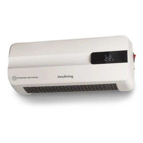 Termoventilatore ptc a parete 2000 w con telecomando