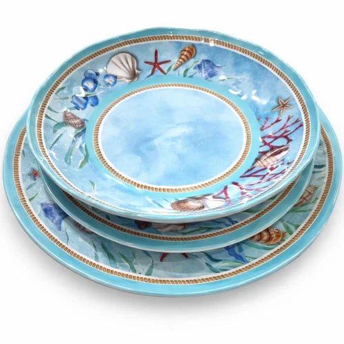 Brandani Set piatti da 18 pezzi Reef Melamina
