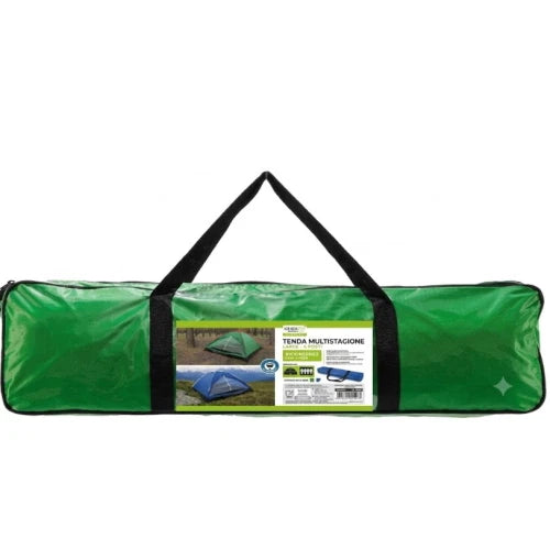 Tenda da Campeggio 4 Posti Blu 240x210x130 cm – Tenda Igloo Familiare per Outdoor