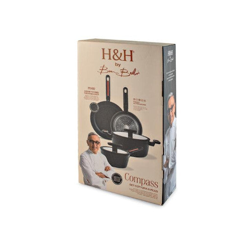 H&H Batteria 6 pezzi compass bruno barbieri