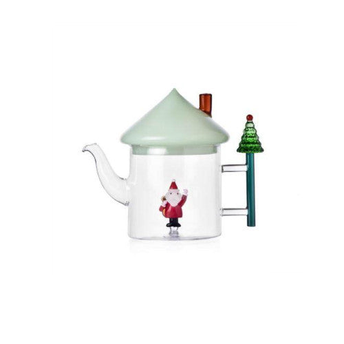 Ichendorf Teiera Babbo Natale tappo verde christmas tales