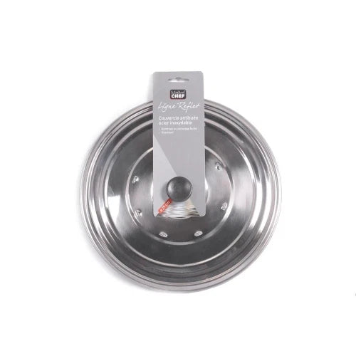 Home in rombo - Coperchio in acciaio inox antiappannamento Home, colore grigio, 29 cm.