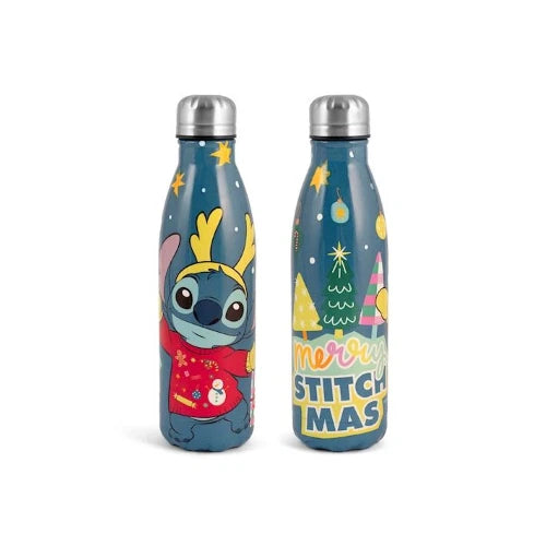 Bottiglia termica stitch xmas blu lt 0,5. H&H