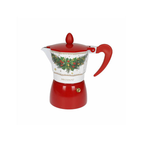 LA CAFFETTIERA CHRISTMAS 3 TAZZE ALLUMINIO