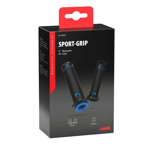Coppia manopole Sport-Grip Blu