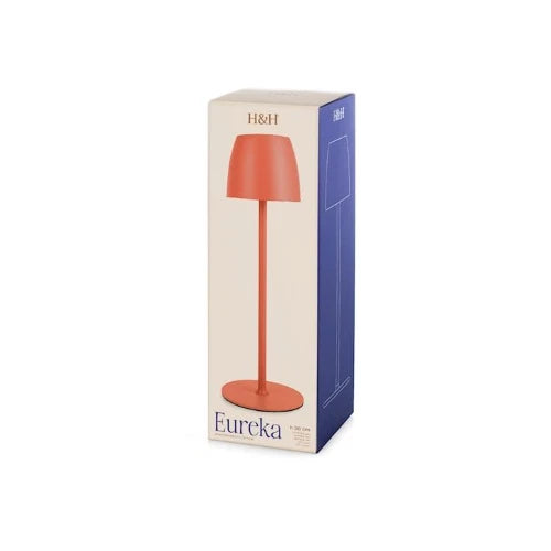 H&H - Lampada Eureka Arancione h 38 cm