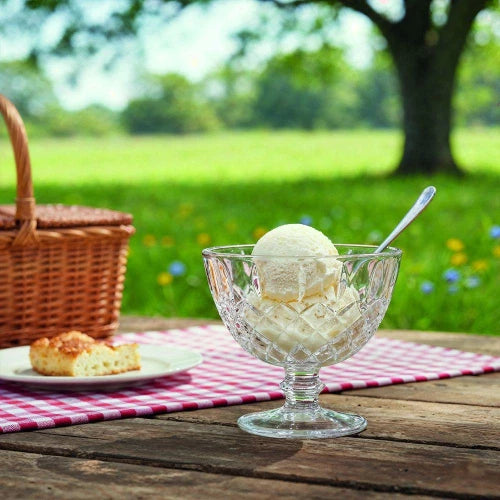 6 coppette gelato 280 cc Diamond Trasparente