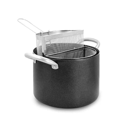 keeper - Cuoci pasta in alluminio con 2 cestelli diametro 22cm