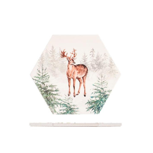 Sottopentola in ceramica decorato CervoH&H