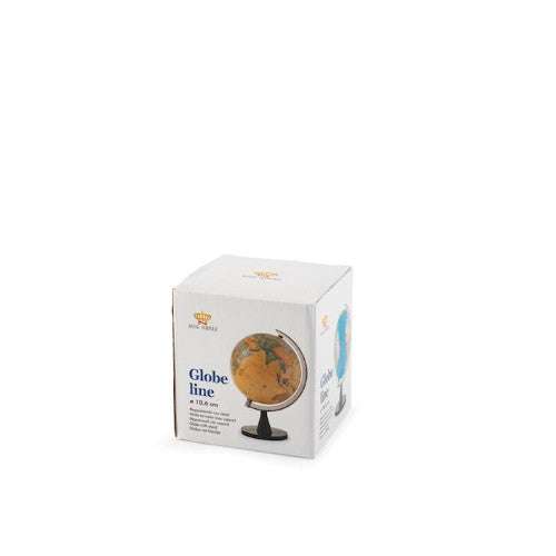 ROYAL NORFOLK Globo mappamondo girevole con base in plastica 10.5cm