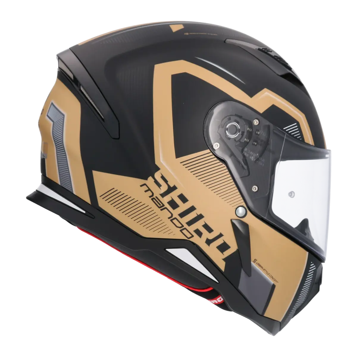 Shiro - Casco integrale Hunter Mando nero oro matt XL