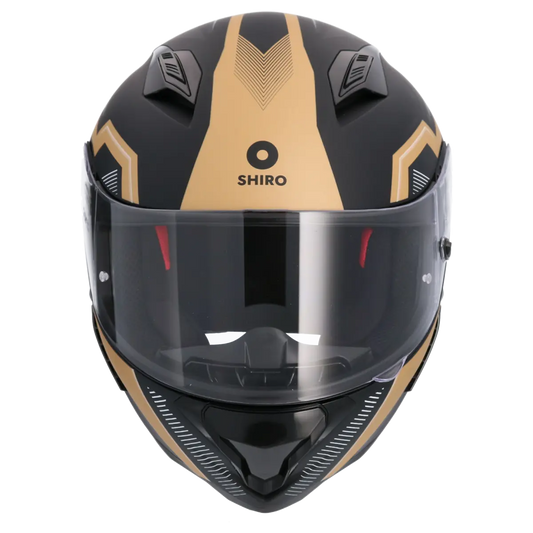 Shiro - Casco integrale Hunter Mando nero oro matt XL